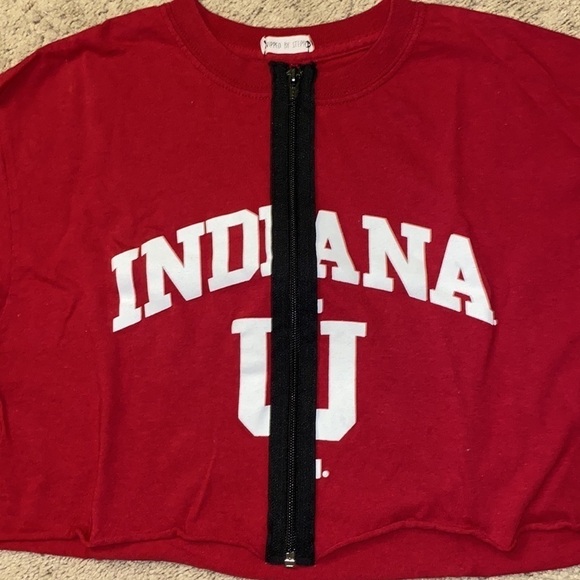 Indiana University Hoosiers tee shirt/beanie bundle - Picture 6 of 7